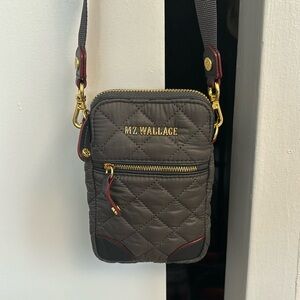 MZ Wallace Micro Crossbody Bag in Gray